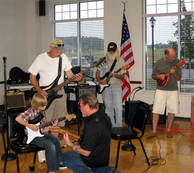 Ken Barry and some mandolin.